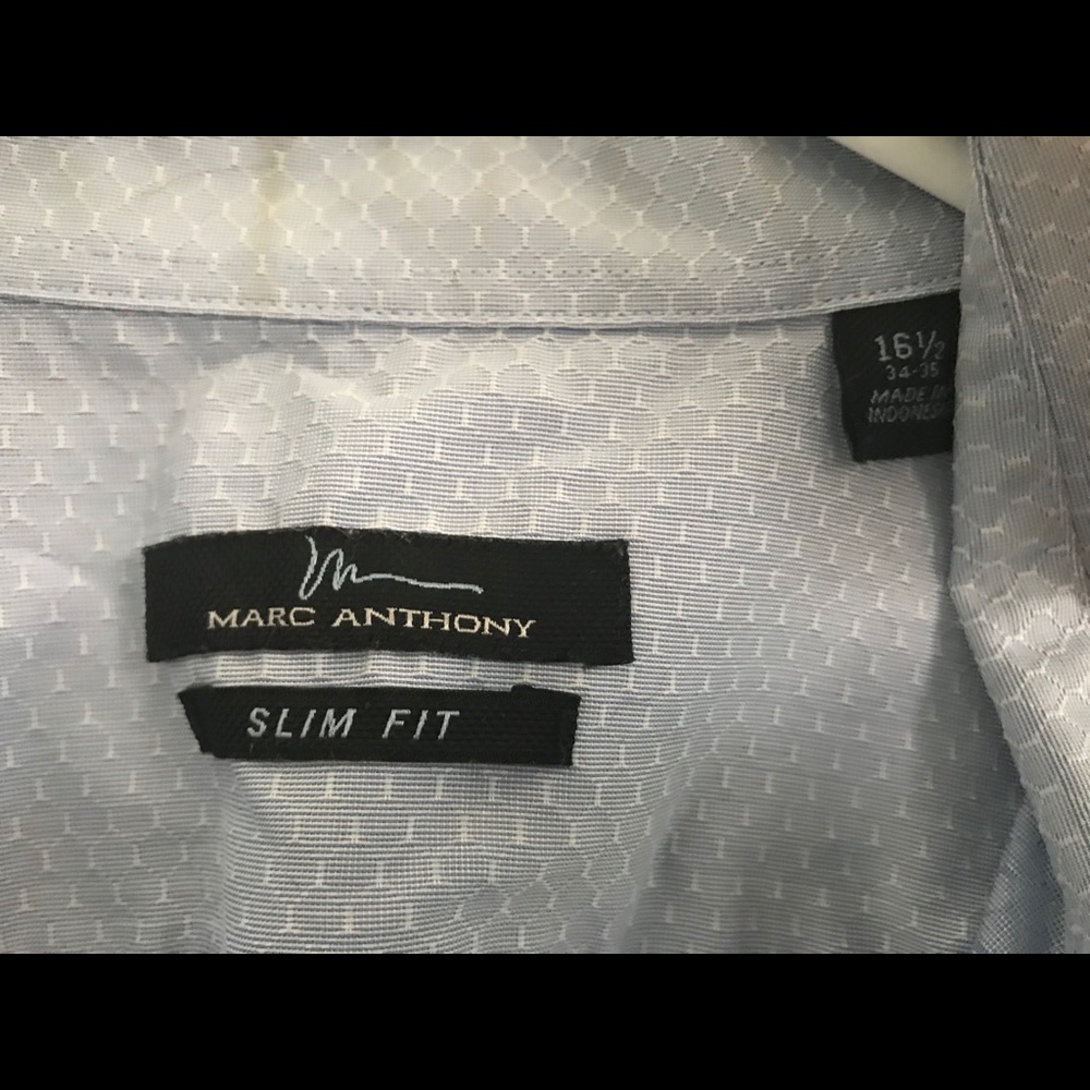 Men’s Slim Fit Marc Anthony’s dress shirt